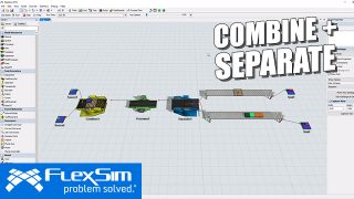 Combine and Separate Items in FlexSim