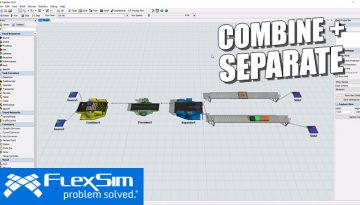 Combine and Separate Items in FlexSim