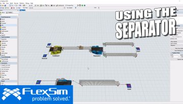 Using the Separator in FlexSim