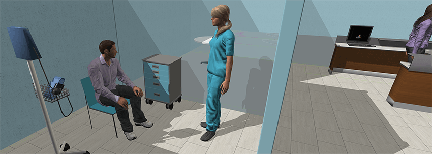 Realistic 3D Healthcare Simulation Software