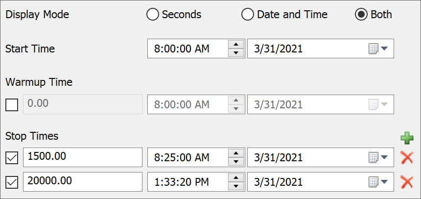 FlexSim Multiple Run Times