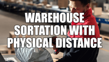 Warehouse Sortation with Physical Distancing