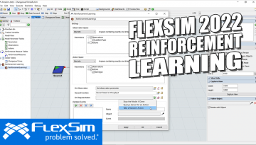 FlexSim 2022: Reinforcement Learning