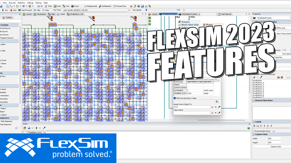FlexSim 2023 Features