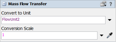 FlexSim 2023 Mass Flow Transfer Properties