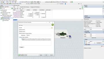 FlexSim 2025 Update 1 Export Object Properties to USD