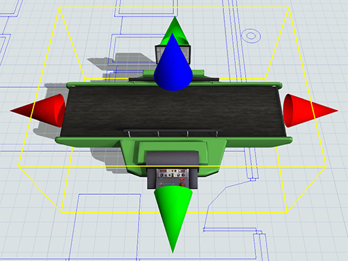 Our 3-axis layout and CAD drawing import help you maintain the exact spatial relationships in the actual system, so travel and transport times will be accurate.