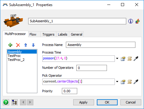 The Standard Object Library contains a variety of objects that be used to immediately build models. Customization is simple—just choose from the preconfigured behaviors, mix-and-match options, and even create your own behaviors.