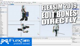 FlexSim 2019: Edit Bones Directly