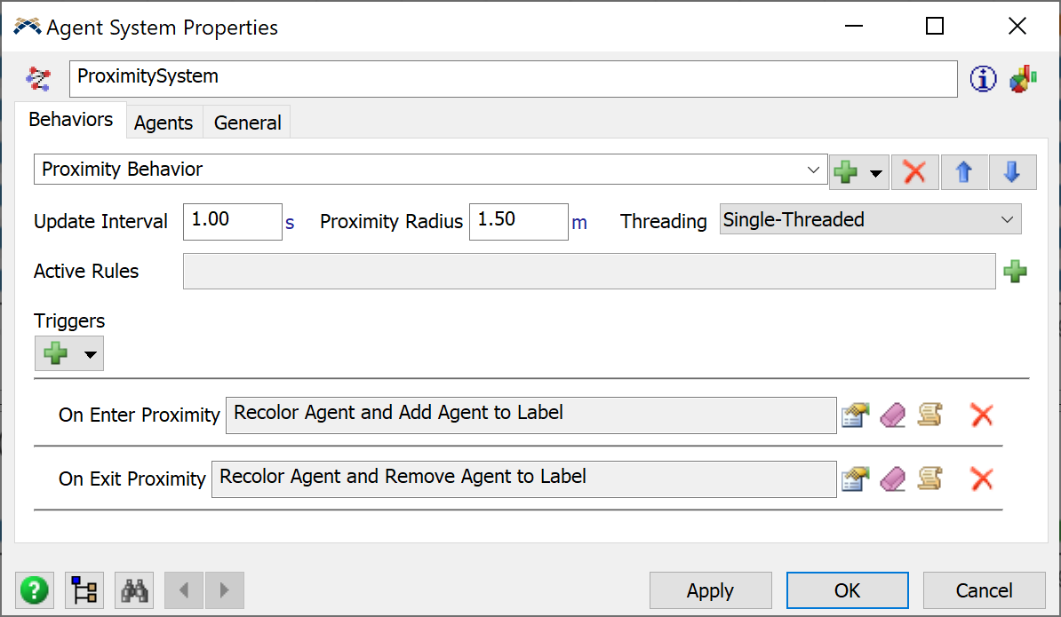 Agent System Proximity properties